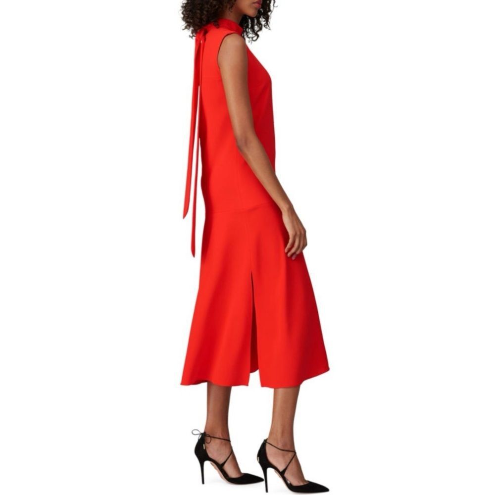 Victoria Beckham Back Tie Midi Shift Dress, Excellent, Size UK 6 US 2 - Picture 4 of 14
